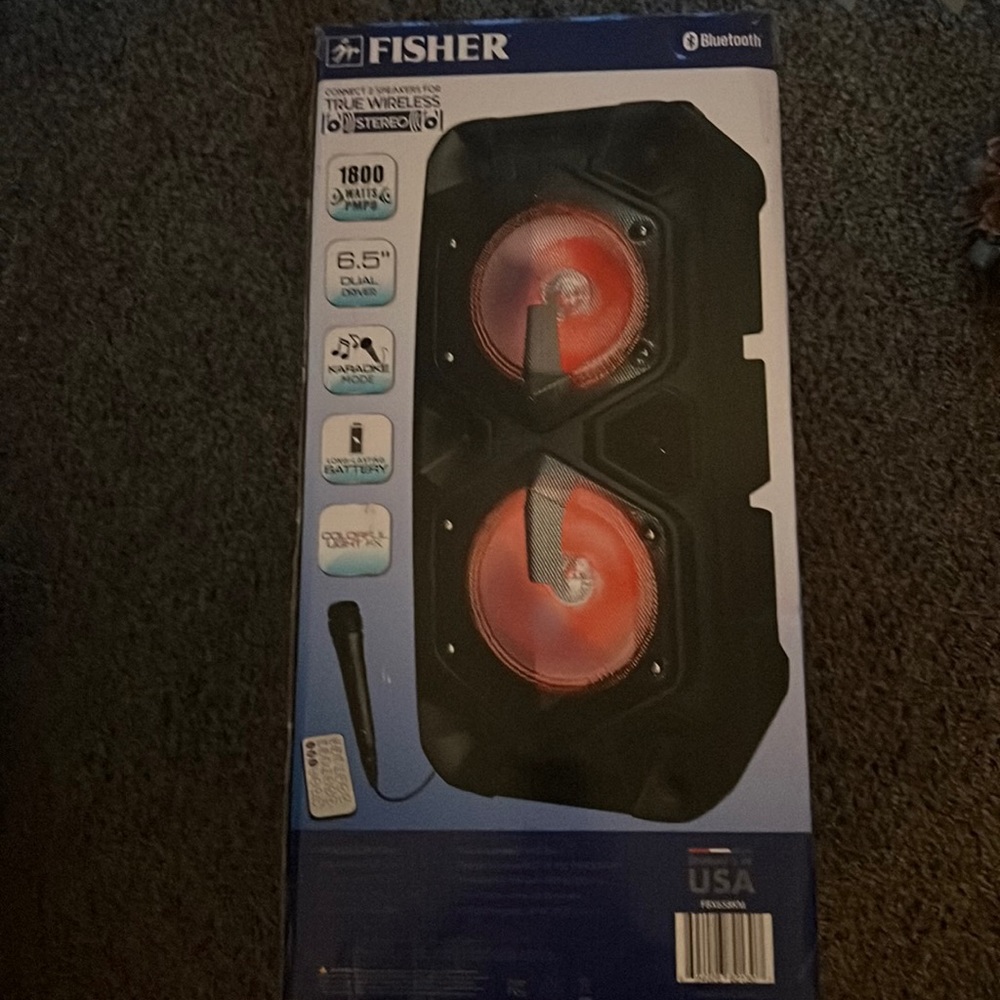 Fisher Bluetooth Speaker